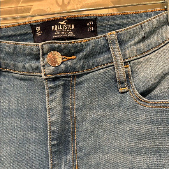 Hollister Patchwork Flare Jeans - Picture 3 of 6